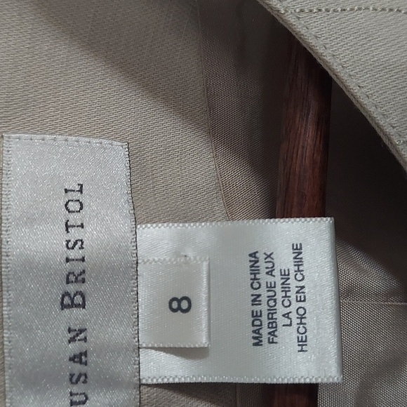 Susan Bristol Linen Blend Embroidered Vest - Picture 6 of 7